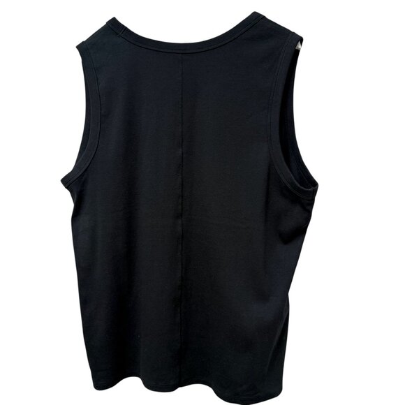 Universal Thread Sleeveless Top Womens Plus Size 2X Black V-Neck Tee Cotton NWT - Picture 3 of 7